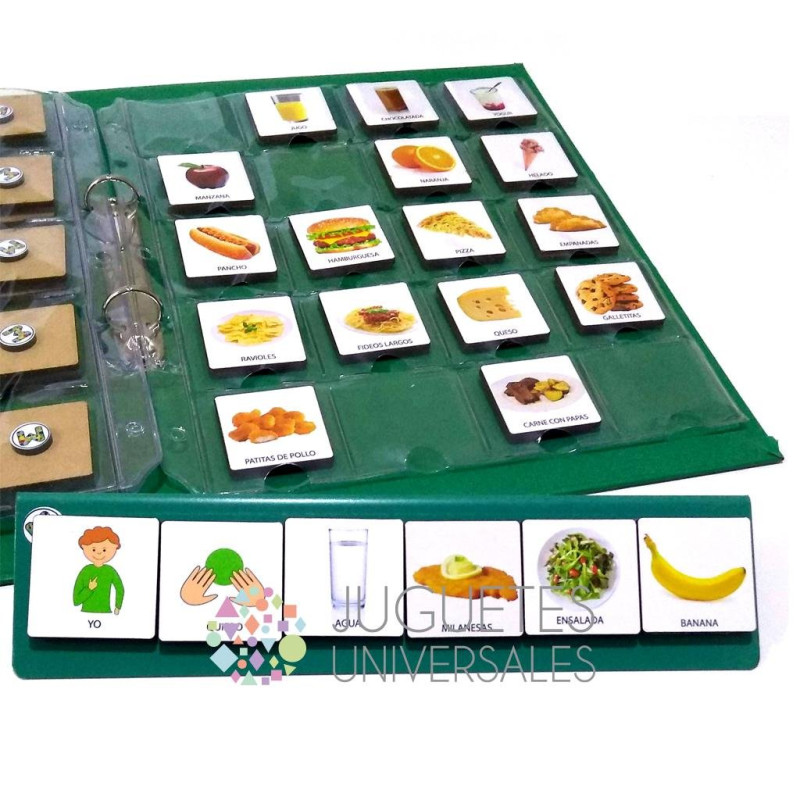 Carpeta de pictogramas con atril - habilidades sociales